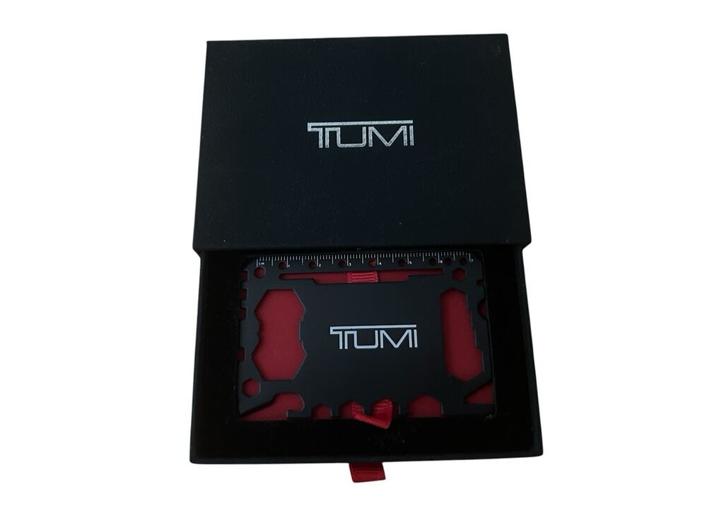 New TUMI Multi-Tool Card Fits In Wallet With Box